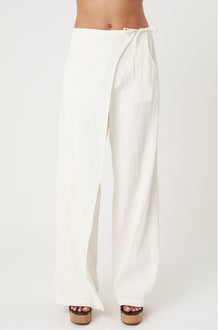 Daphne Wrap Pants - Core White