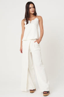 Daphne Wrap Pants - Core White