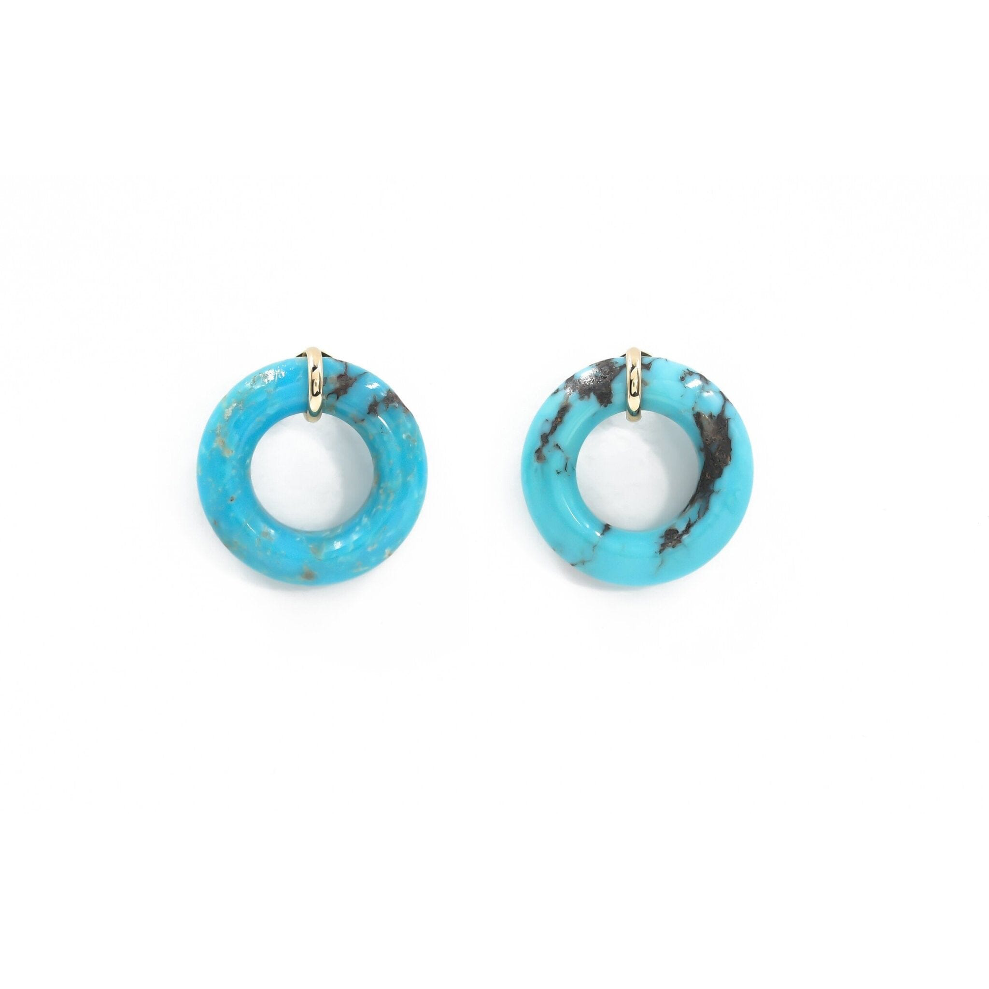 Cotton Candy Munchkin Studs | Turquoise