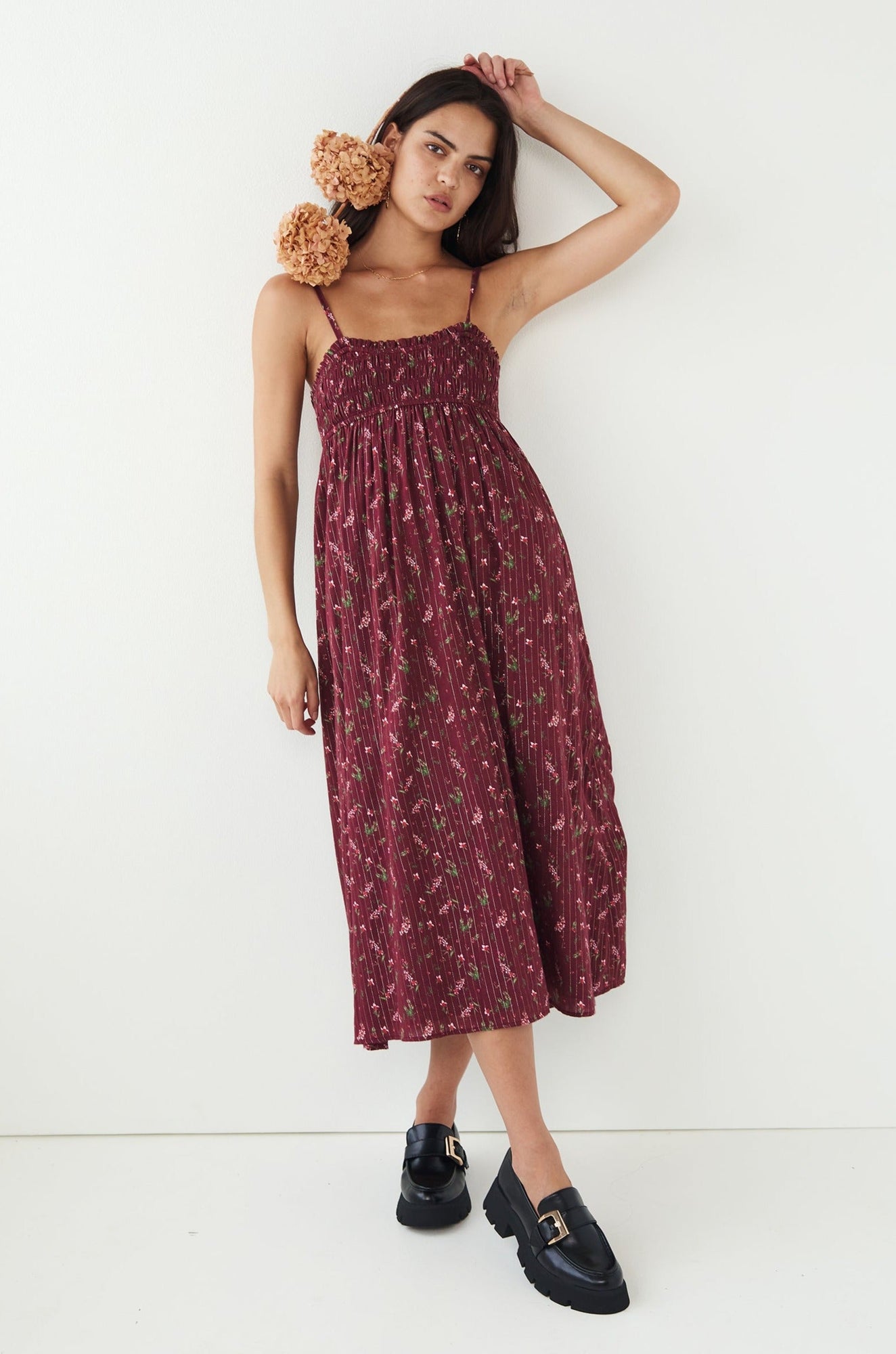 Ruth Maxi Dress - Dark Prairie