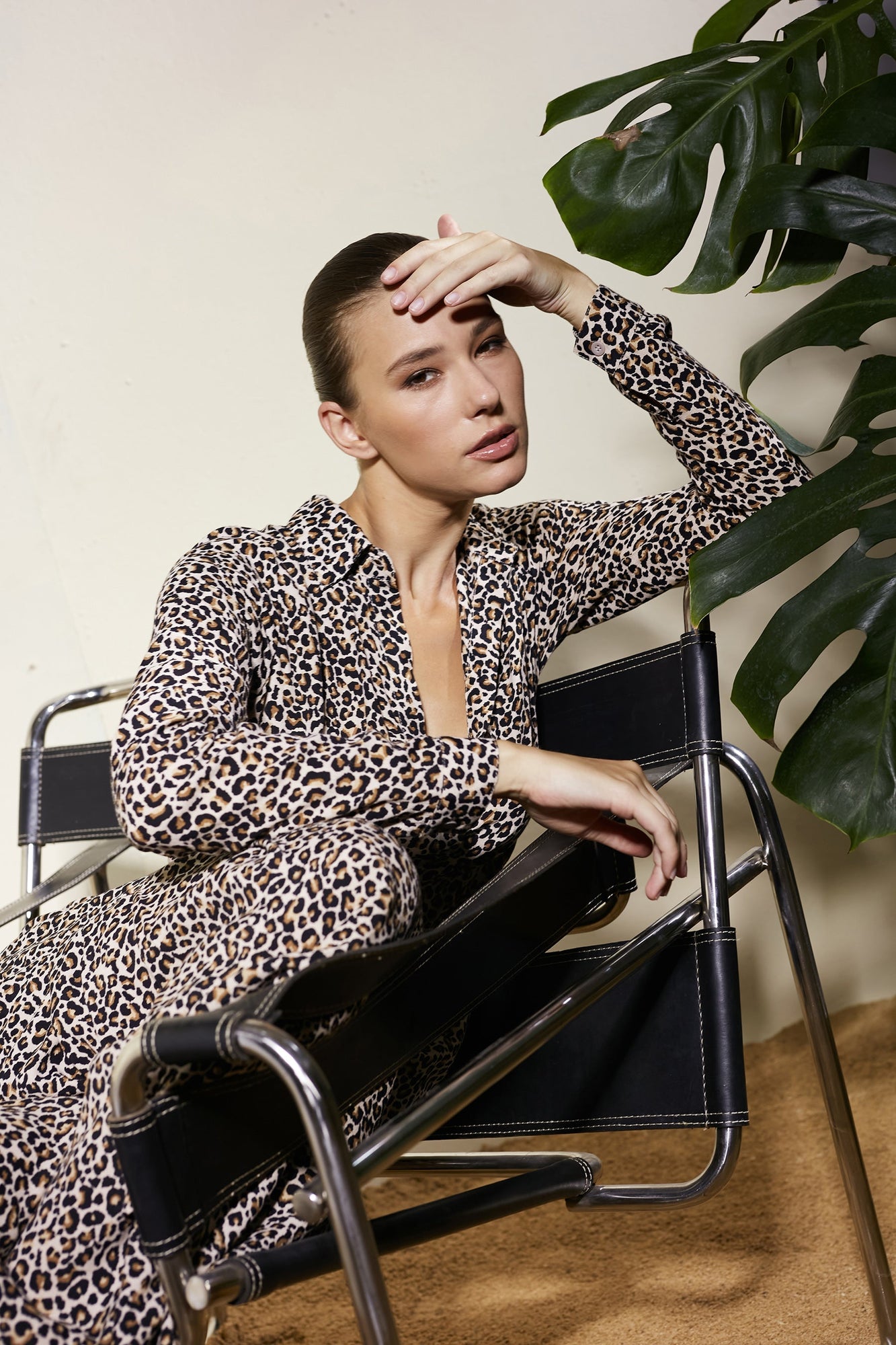 Diana Maxi Dress - Desert Leopard
