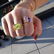 Drop Emerald Cut Jollie Ring | Lemon