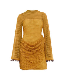 EGU Crochet Dress | Mustard