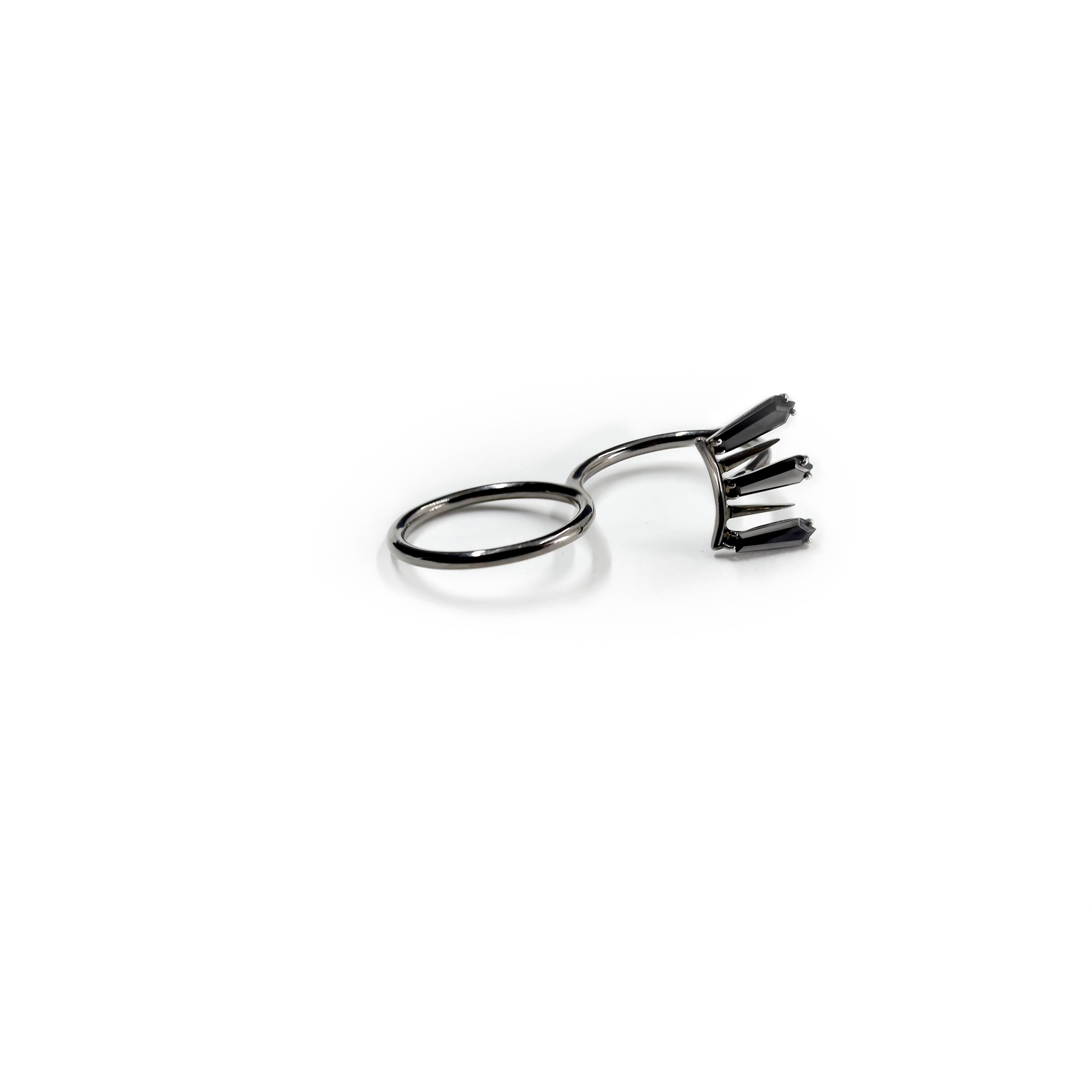 Electra Ring Black Spinel | Black