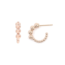 Emani Hoop Earrings (small) | Rose