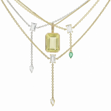 Emerald Cut Jollie DETACHABLE Pendant | Lemon