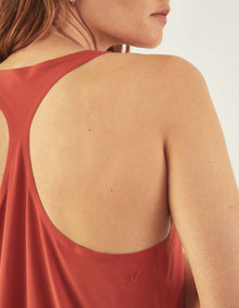 Dream Harder Racerback Tank Top | Terracotta