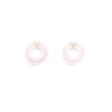 Glazed Munchkin Studs | Rose