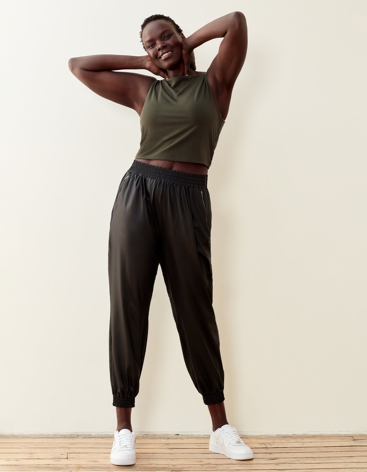 Hail Yes Joggers | Wetlook x Gunmetal Zips