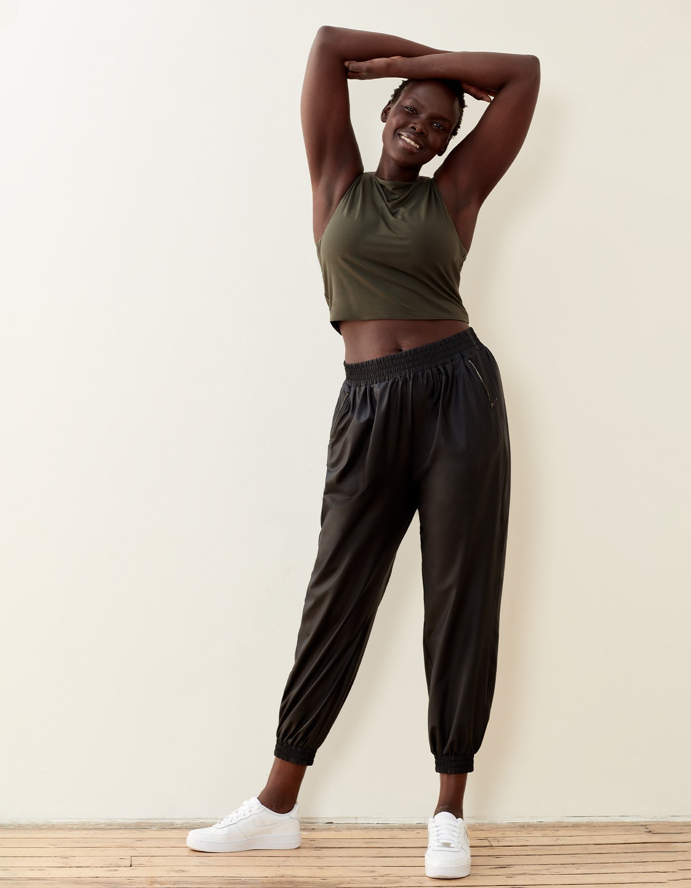 Hail Yes Joggers | Wetlook x Gunmetal Zips