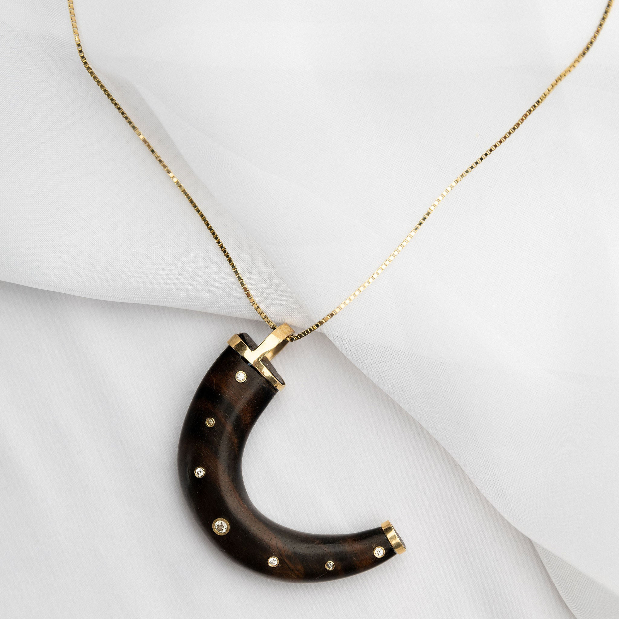Hook Pendant | Dark Brown