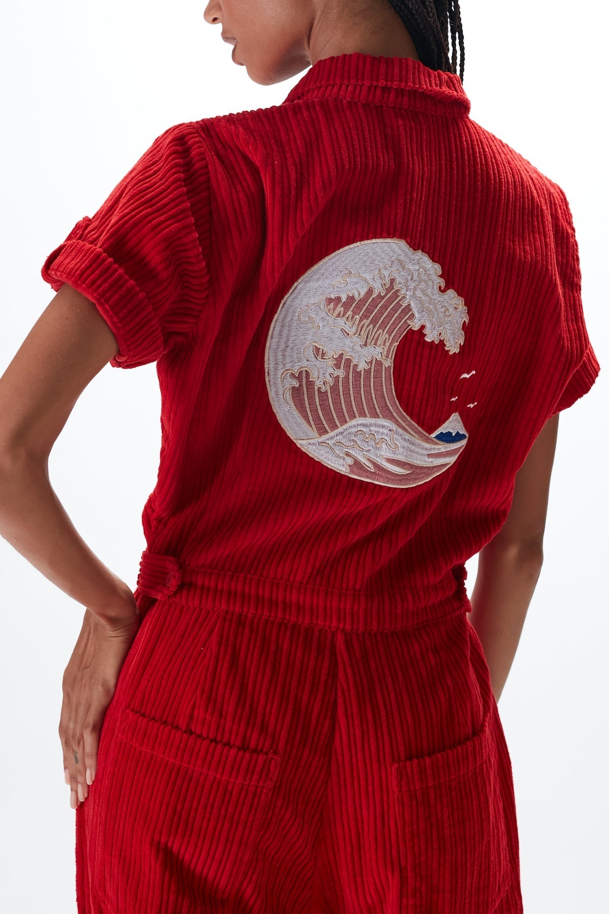 Ukiyo Worksuit - Poppy Red