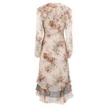 Violet Dress - Ivory Brocade
