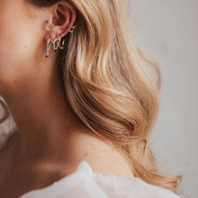 Ice Clip Hoops | Silver
