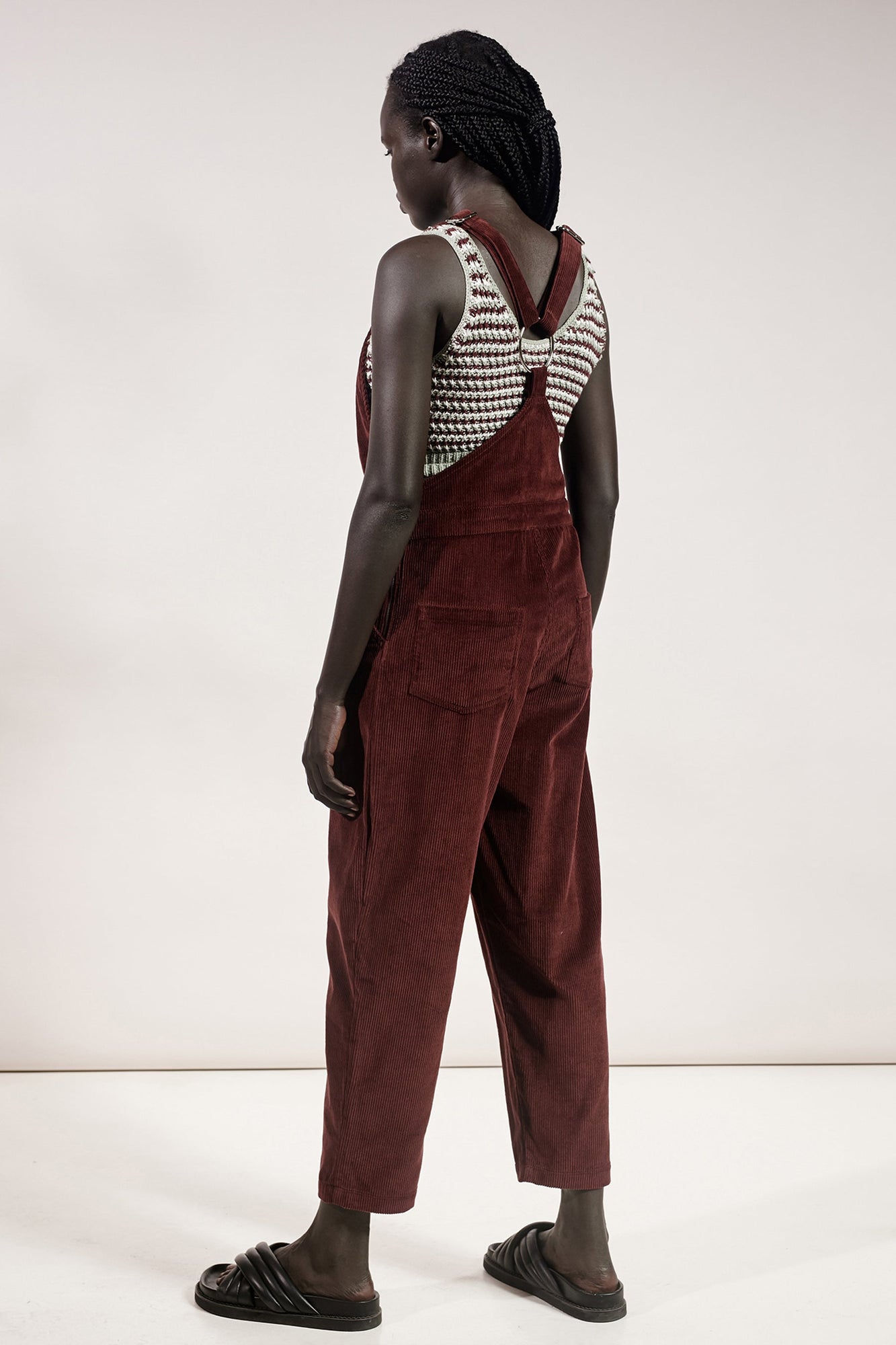 Jayda Overall - Maroon Red