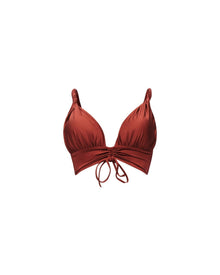 Karo Bikini Top | Chocolate
