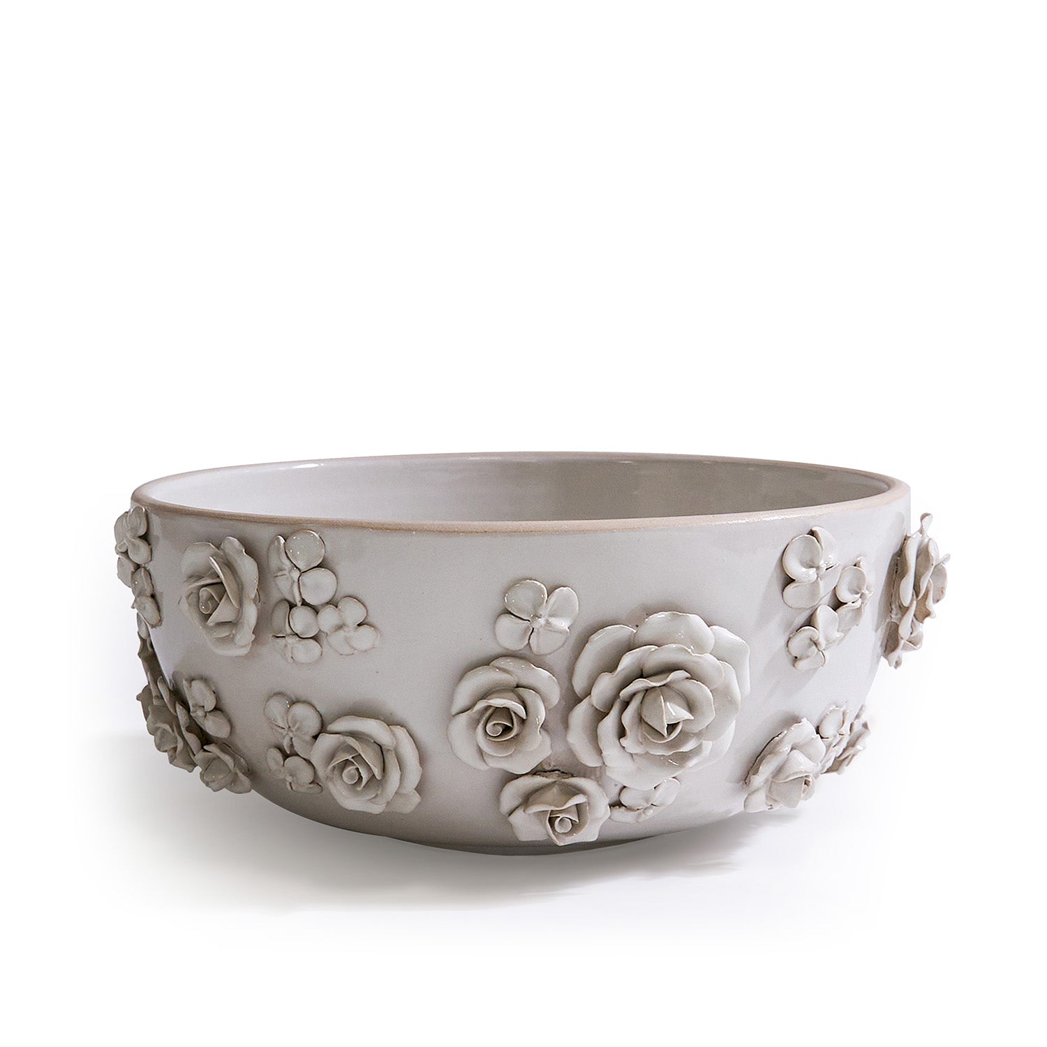 Rosette Bowl - Ceramic Bowl