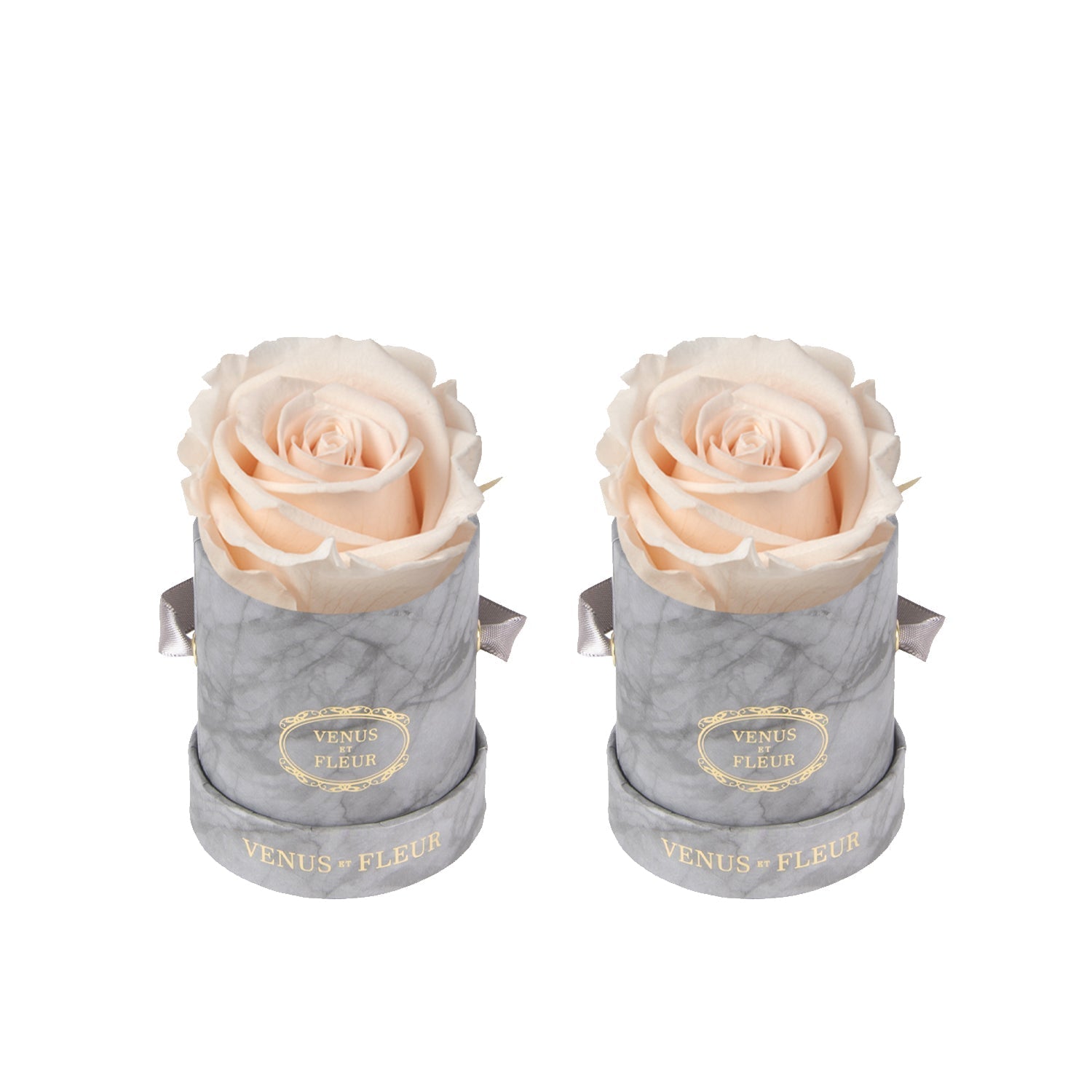 Le Mini Round - Grey Marble | Blush