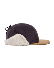 Leave it Better Zion Cord Flap Cap | Graphite