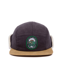 Leave it Better Zion Cord Flap Cap | Graphite