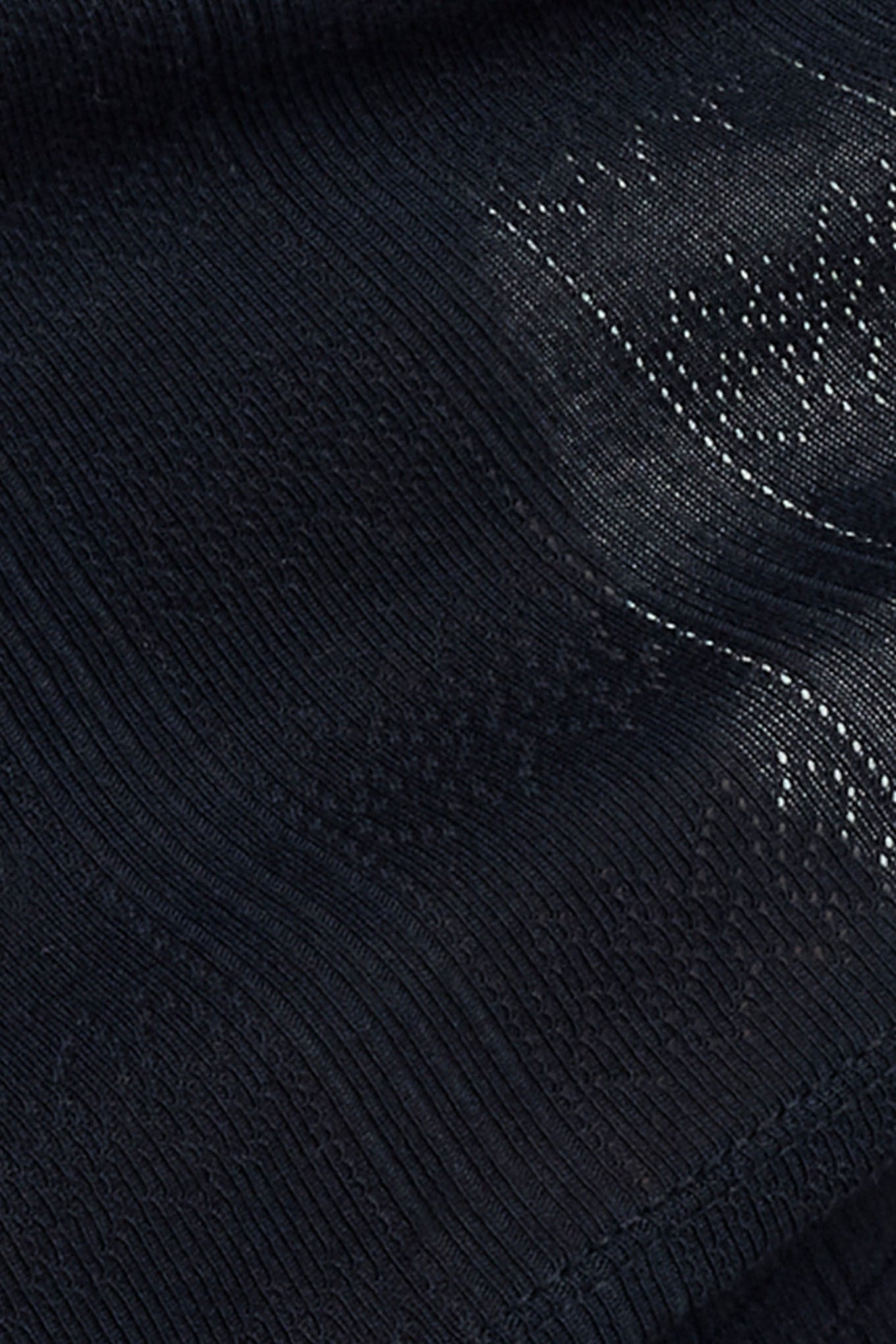 Pointelle Flare Pant | Black