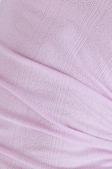 Pointelle Tank | Lilac