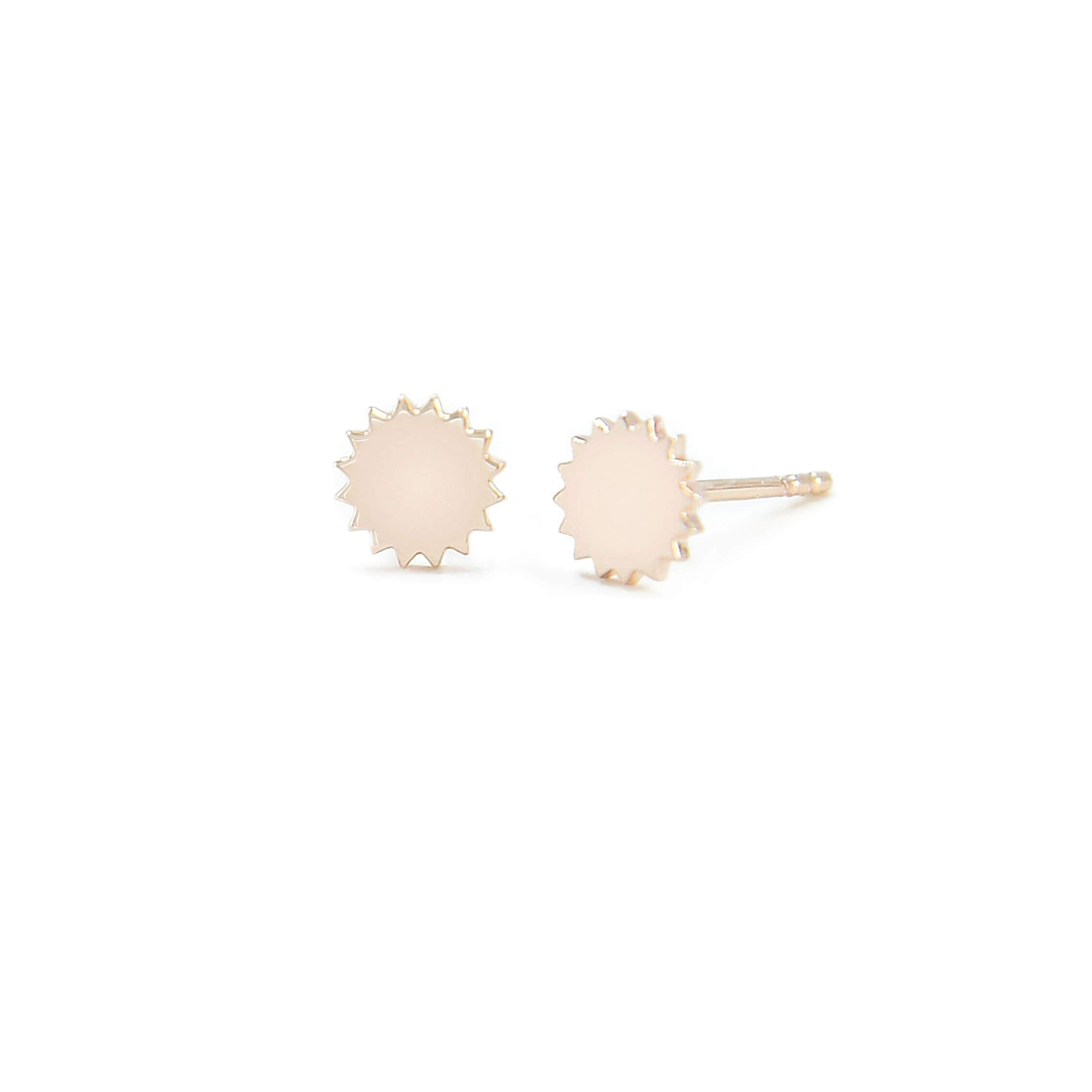 Lyra Sunburst Studs | Yellow