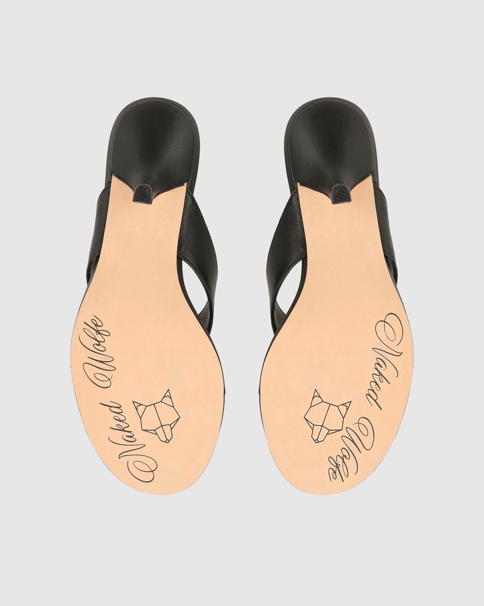 Womens | Marley Leather Heel | Black