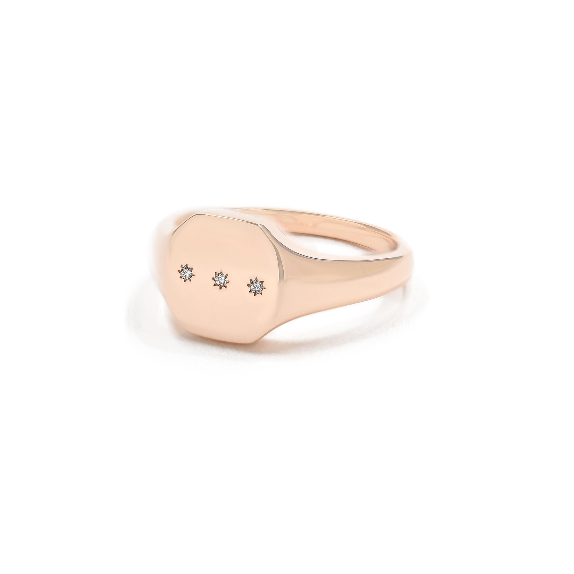 Melody Signet Ring | Rose