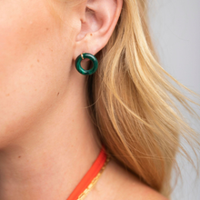 Mint Chocolate Chip Munchkin Studs | Green