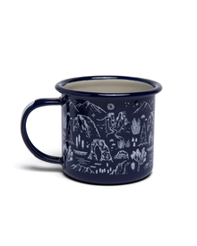 National Parks Iconic Enamel Mug | Blue