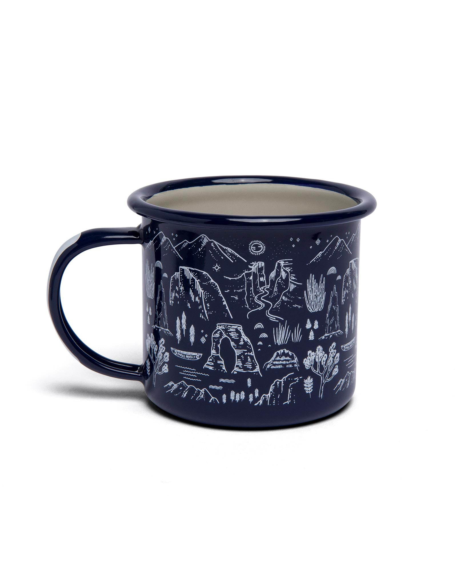 National Parks Iconic Enamel Mug | Blue