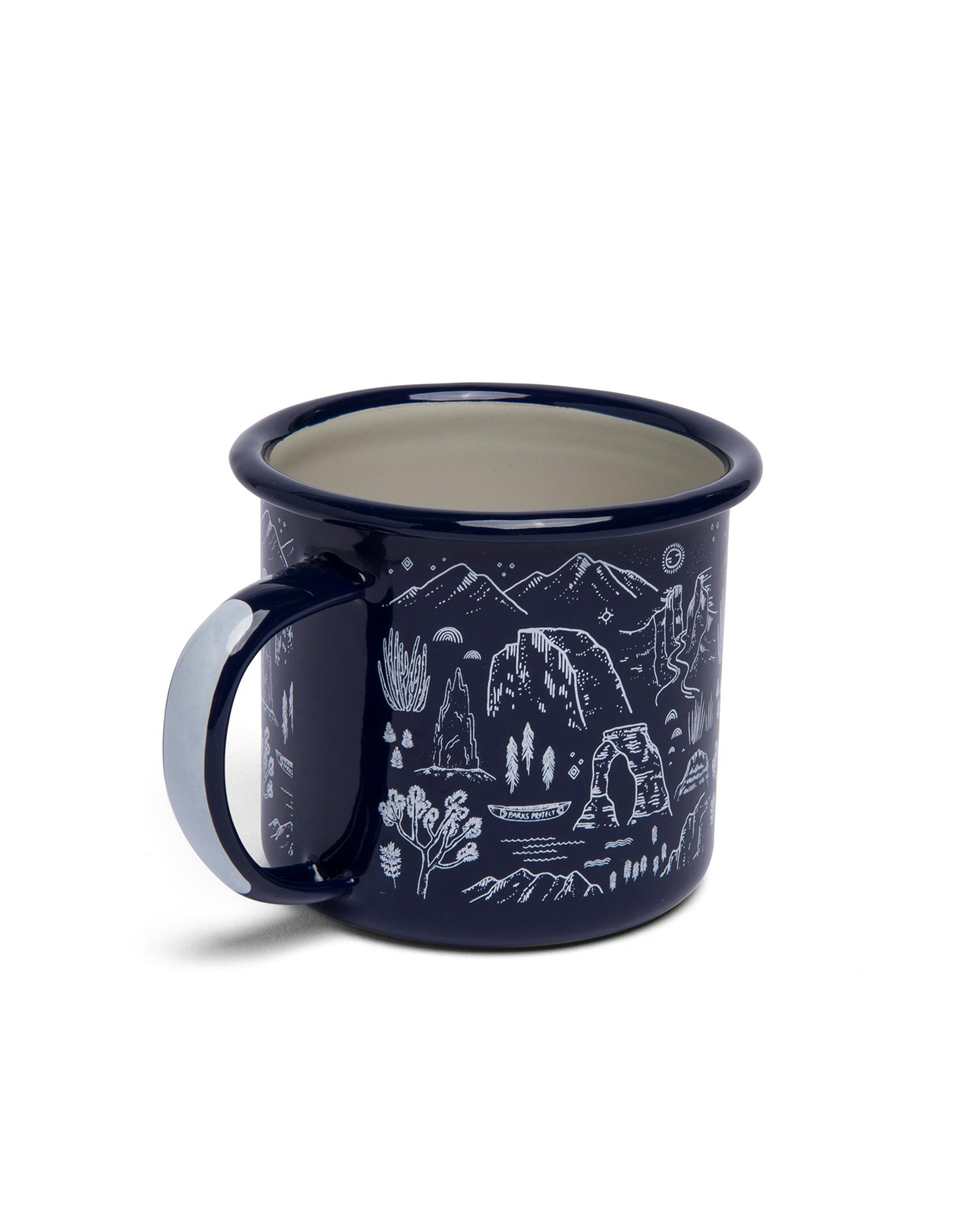 National Parks Iconic Enamel Mug | Blue