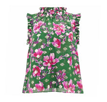 Nora Top - Pink Poinsettia