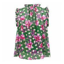 Nora Top - Pink Poinsettia