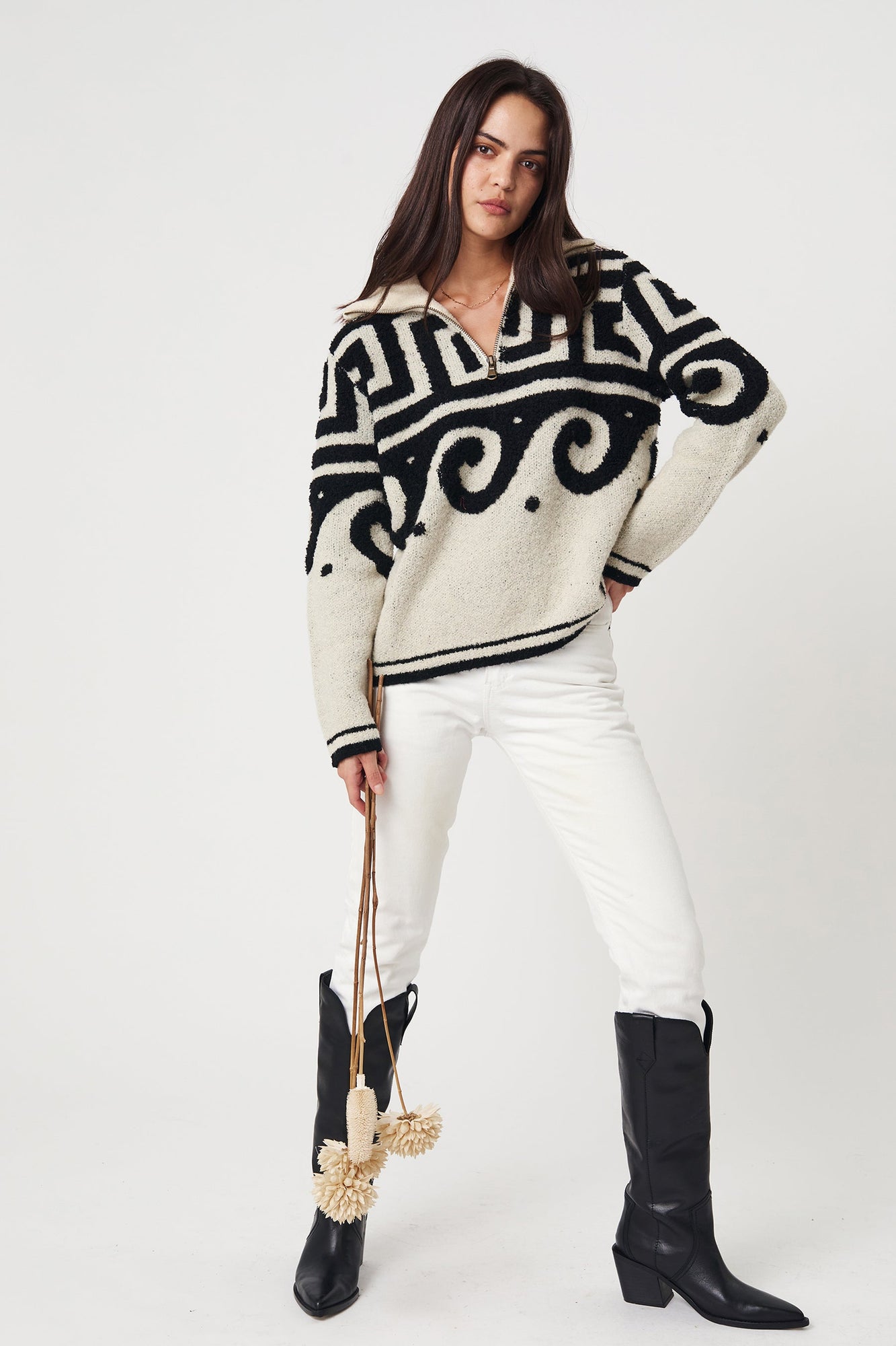 Maryam Sweater - Oaxacan Black