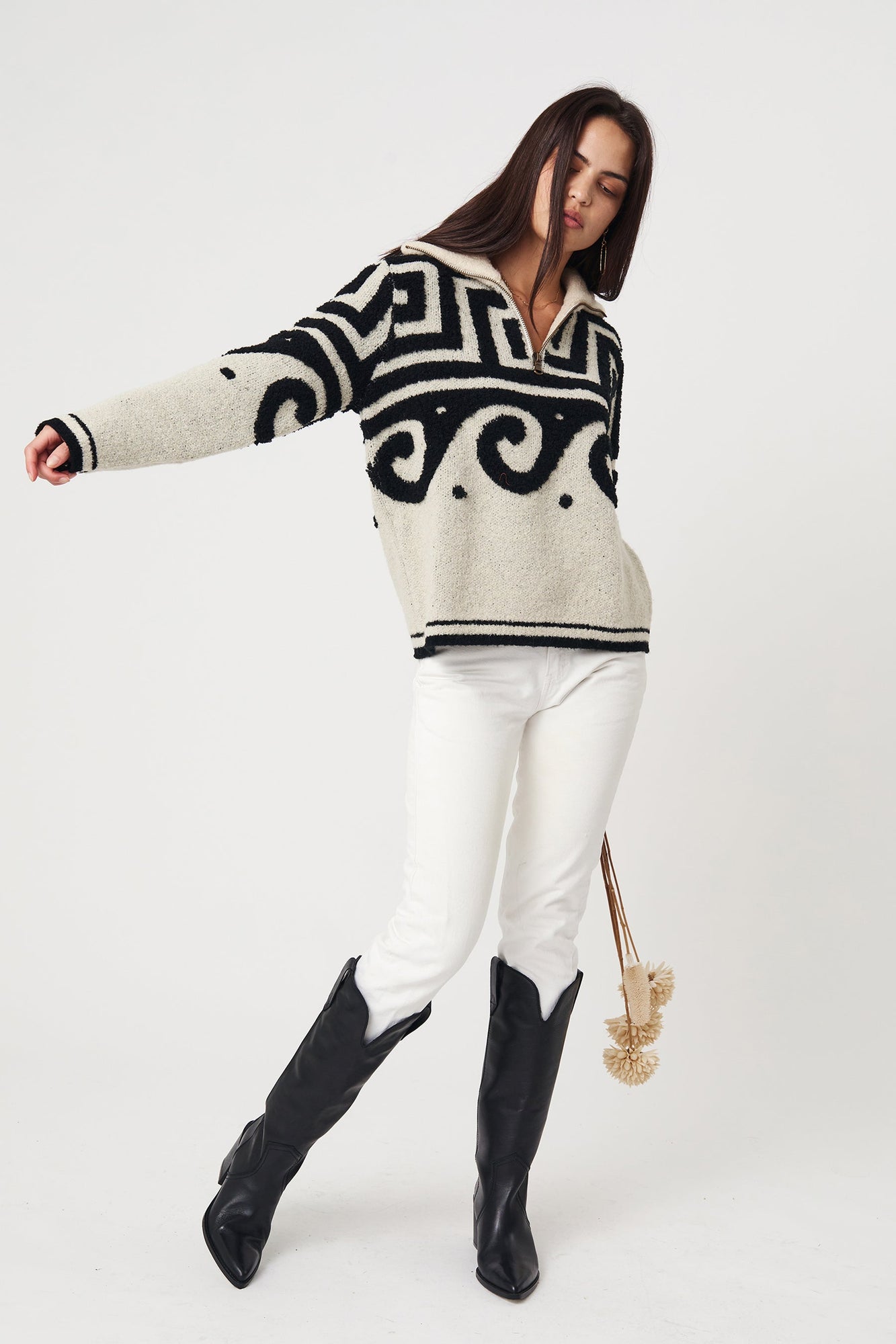 Maryam Sweater - Oaxacan Black