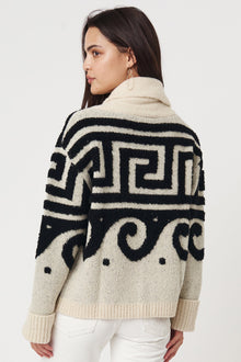 Jiji Lapel Collar Cardigan - Oaxacan Black