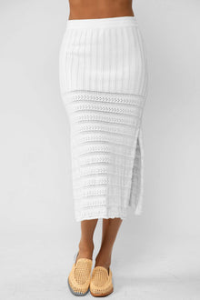 Debby Fitted Skirt - Off-White
