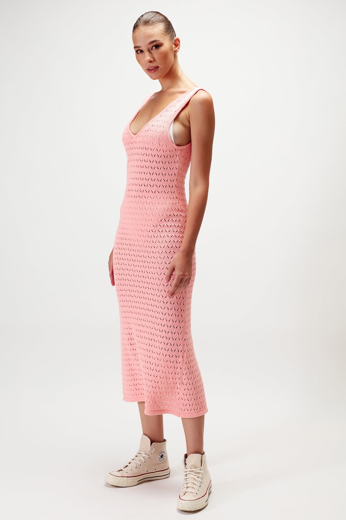 Alina Knit Dress - Orchid Pink