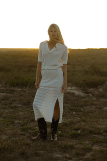 Debby Fitted Skirt - Off-White
