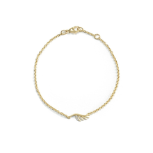 Pavé Diamond Winking Eyelash Trademarked Bracelet | Rose