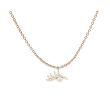 Pavé Wink Necklace | Rose