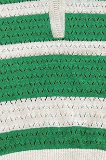 Tennis Time x Rue Stiic Polo Top - Pine Green White