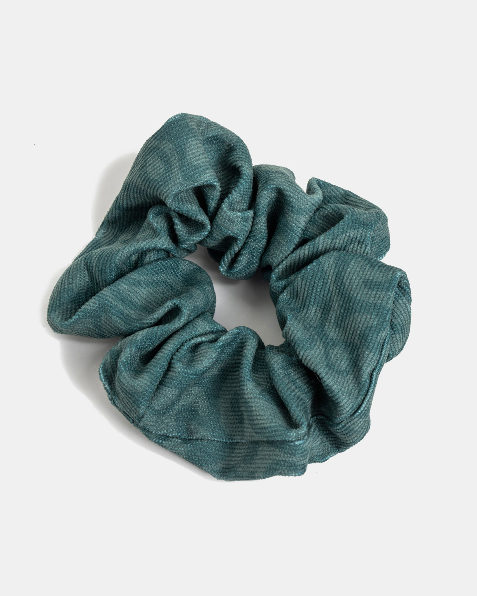 Printed Cord Scrunchie 2 |Pack | Natural and Green