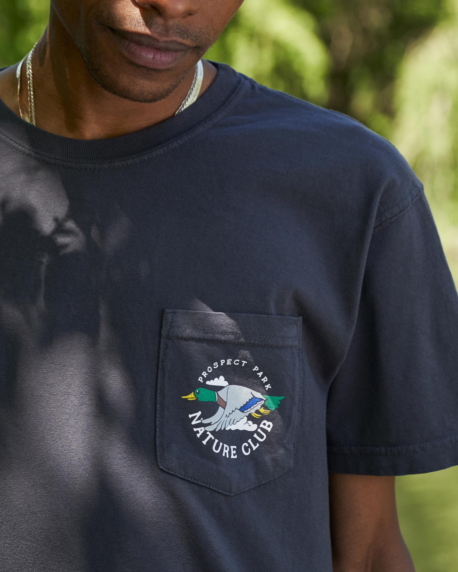 Prospect Park Alliance x Parks Project Nature Club Pocket Tee | Graphite