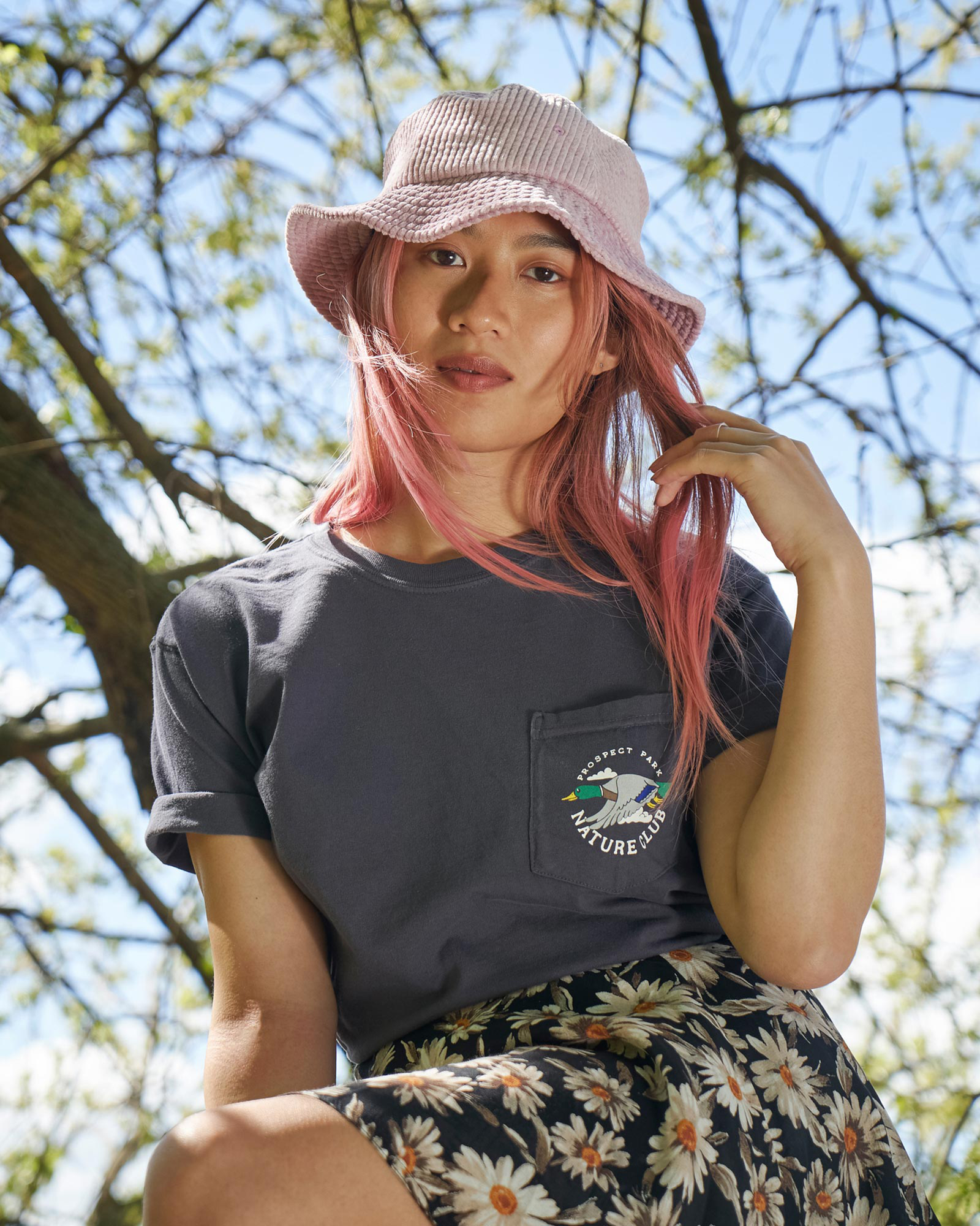 Prospect Park Alliance x Parks Project Nature Club Pocket Tee | Graphite