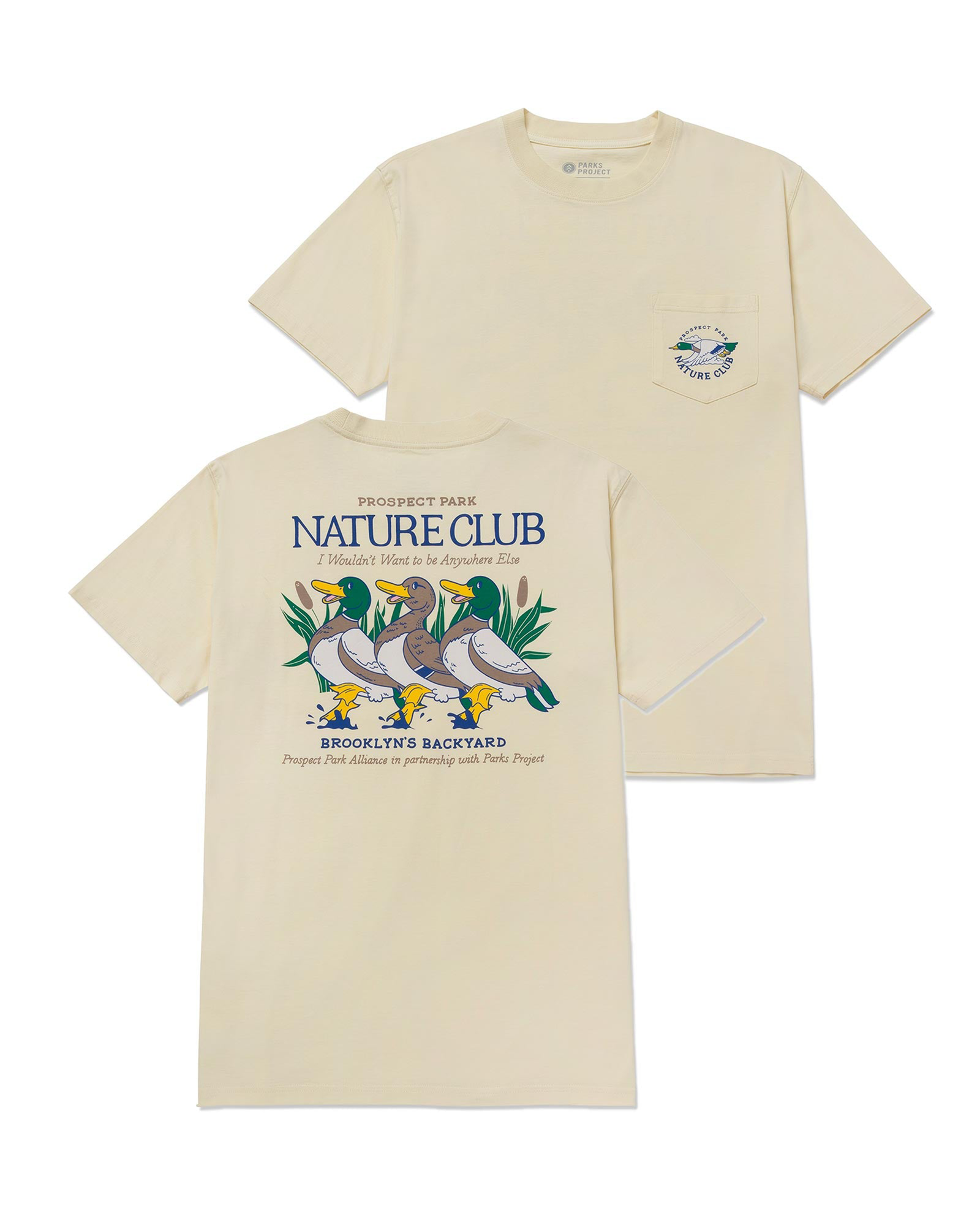 Prospect Park Alliance x Parks Project Nature Club Pocket Tee | Natural