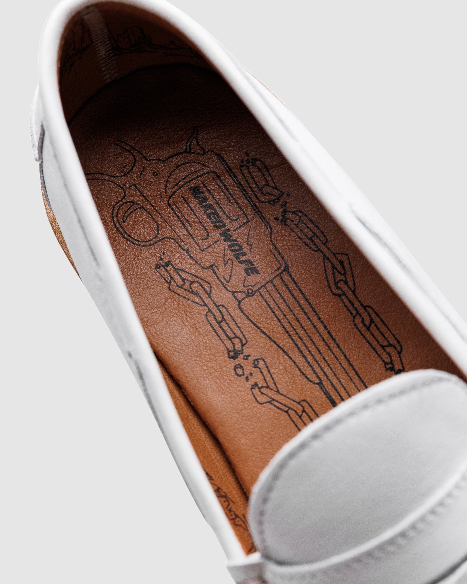 Mens | Ravello Leather Loafer | White