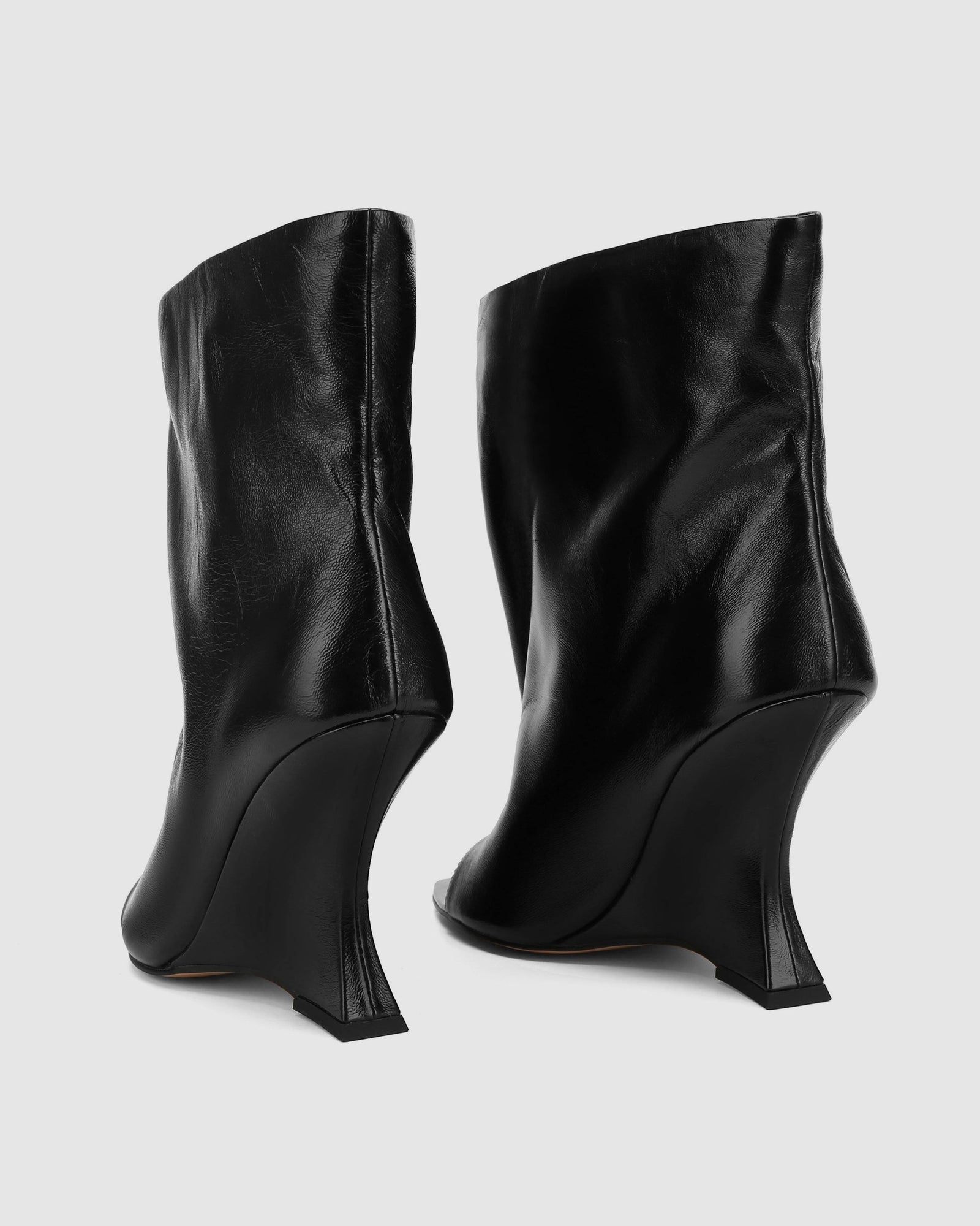 Womens | Reptile Leather Boot | Black